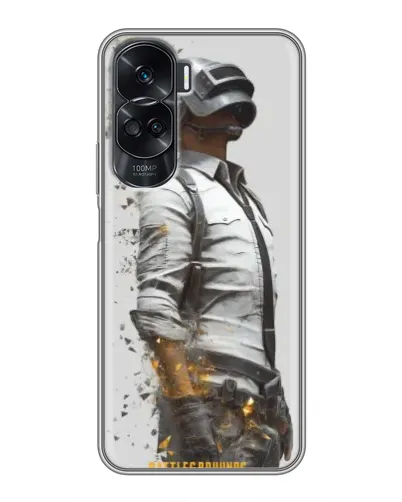 Чехол для Huawei Honor 90 Lite с картинкой «PUBG — боец в пыли» Чехол для Huawei Honor 90 Lite с картинкой «PUBG — боец в пыли»