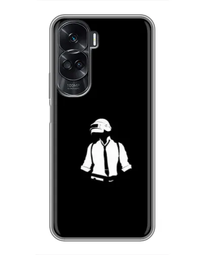 Чехол для Huawei Honor 90 Lite с картинкой «PUBG — белый шлем» Чехол для Huawei Honor 90 Lite с картинкой «PUBG — белый шлем»