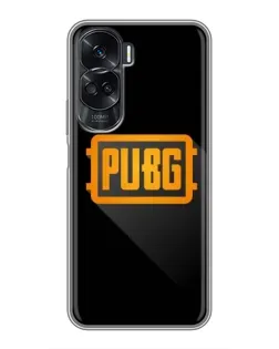 Чохол для Huawei Honor 90 Lite з картинкою «PUBG — рамка лого»