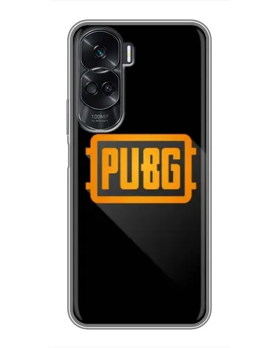 Чехол для Huawei Honor 90 Lite с картинкой «PUBG — рамка лого» Чехол для Huawei Honor 90 Lite с картинкой «PUBG — рамка лого»