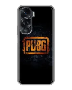 Чохол для Huawei Honor 90 Lite з картинкою «PUBG — золотий логотип»