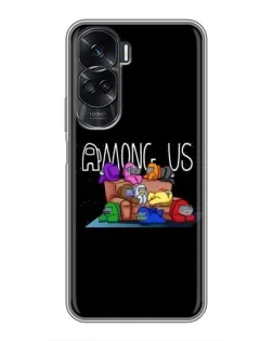 Чохол для Huawei Honor 90 Lite з картинкою «Логотип Among Us»