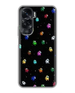 Чехол для Huawei Honor 90 Lite с картинкой «Экипаж Among Us»