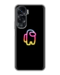 Чехол для Huawei Honor 90 Lite с картинкой «Among Us градиент» Чехол для Huawei Honor 90 Lite с картинкой «Among Us градиент»