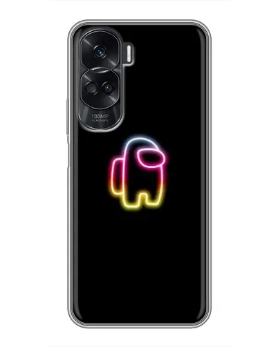 Чехол для Huawei Honor 90 Lite с картинкой «Among Us градиент» Чехол для Huawei Honor 90 Lite с картинкой «Among Us градиент»