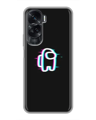 Чехол для Huawei Honor 90 Lite с картинкой «Among Us неон» Чехол для Huawei Honor 90 Lite с картинкой «Among Us неон»
