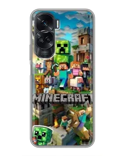 Чехол для Huawei Honor 90 Lite с картинкой «Замок Minecraft»