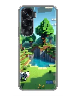 Чехол для Huawei Honor 90 Lite с картинкой «Minecraft летний день»