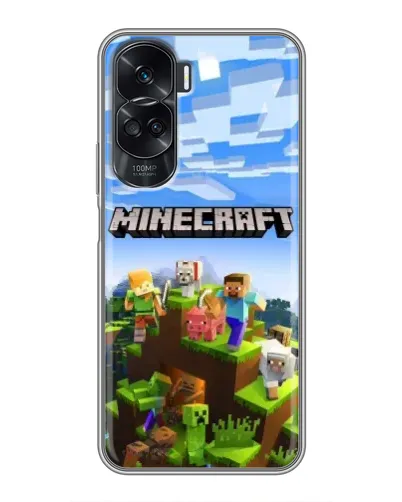 Чехол для Huawei Honor 90 Lite с картинкой «Minecraft классический мир» Чехол для Huawei Honor 90 Lite с картинкой «Minecraft классический мир»