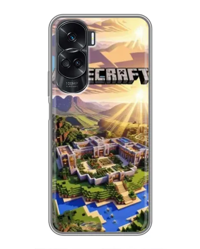 Чехол для Huawei Honor 90 Lite с картинкой «Minecraft панорама» Чехол для Huawei Honor 90 Lite с картинкой «Minecraft панорама»