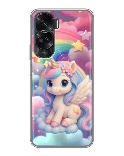 Чехол для Huawei Honor 90 Lite с картинкой «Маленький единорог»