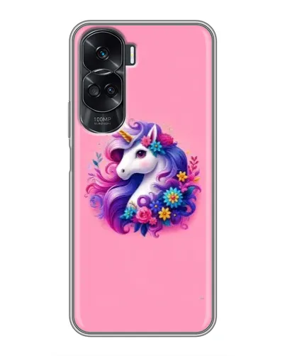 Чехол для Huawei Honor 90 Lite с картинкой «Сказочный единорог»