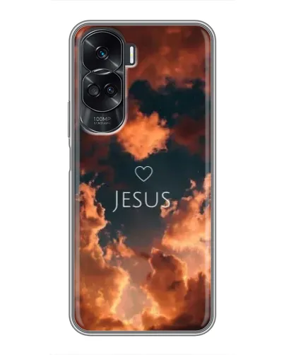Чехол для Huawei Honor 90 Lite с картинкой «Сияние Имени Jesus»