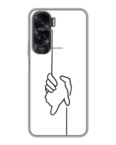 Чехол для Huawei Honor 90 Lite с картинкой «Рука держит»