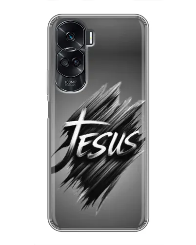 Чехол для Huawei Honor 90 Lite с картинкой «Надпись Jesus Graffiti»