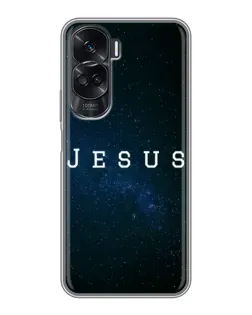 Чехол для Huawei Honor 90 Lite с картинкой «Звездное небо Jesus»