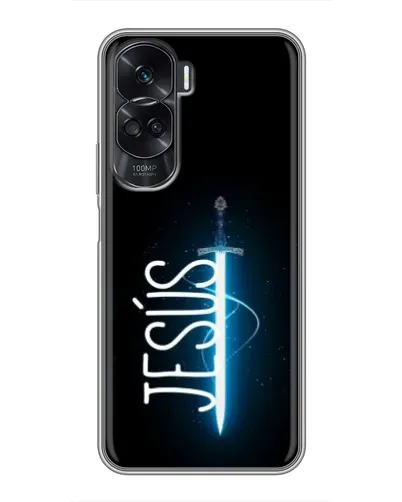 Чехол для Huawei Honor 90 Lite с картинкой «Меч Духа Jesus»