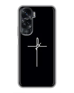 Чохол для Huawei Honor 90 Lite з картинкою «Тонкий хрест»