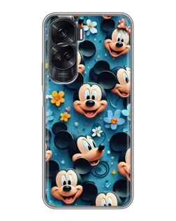 Чехол для Huawei Honor 90 Lite с картинкой «Паттерн Микки и Минни»