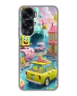 Чехол для Huawei Honor 90 Lite с картинкой «Монстр-трак приключения»