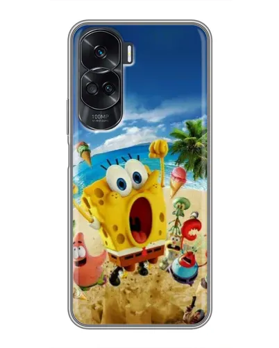Чехол для Huawei Honor 90 Lite с картинкой «Развлечения на пляже»