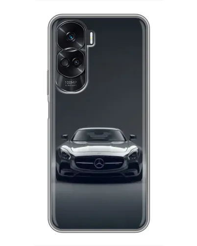 Чехол для Huawei Honor 90 Lite с картинкой «Mercedes на черном»