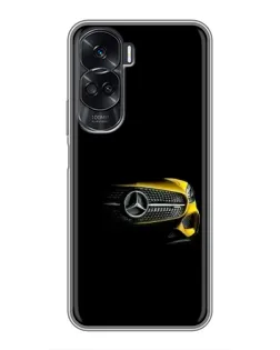 Чехол для Huawei Honor 90 Lite с картинкой «Mercedes — ретро стиль»