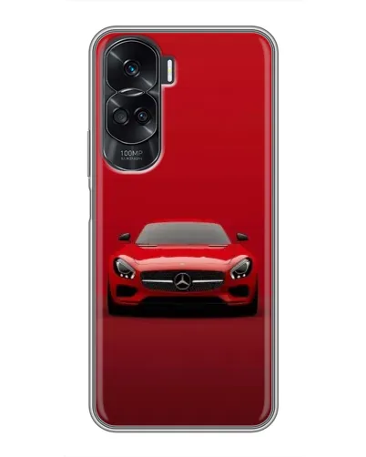 Чехол для Huawei Honor 90 Lite с картинкой «Красный Mercedes AMG»