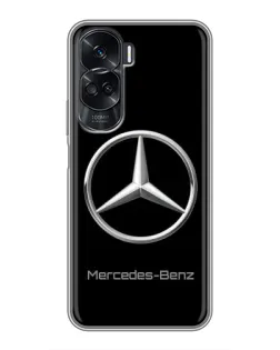 Чехол для Huawei Honor 90 Lite с картинкой «Mercedes Silver Logo»