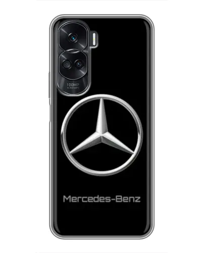 Чехол для Huawei Honor 90 Lite с картинкой «Mercedes Silver Logo»