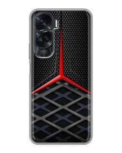Чехол для Huawei Honor 90 Lite с картинкой «Mercedes Carbon Grid»