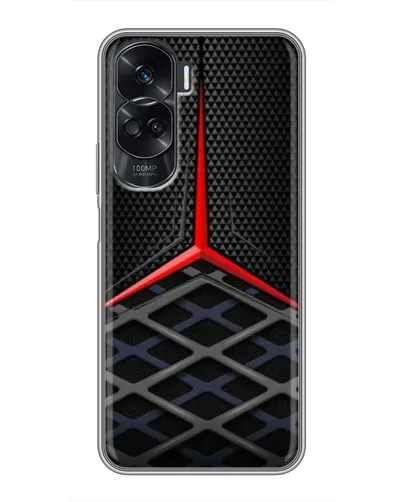 Чехол для Huawei Honor 90 Lite с картинкой «Mercedes Carbon Grid»