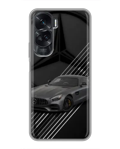 Чехол для Huawei Honor 90 Lite с картинкой «Mercedes AMG — графика»