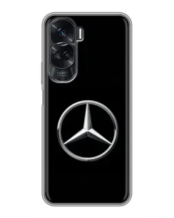 Чехол для Huawei Honor 90 Lite с картинкой «Mercedes классический лого»