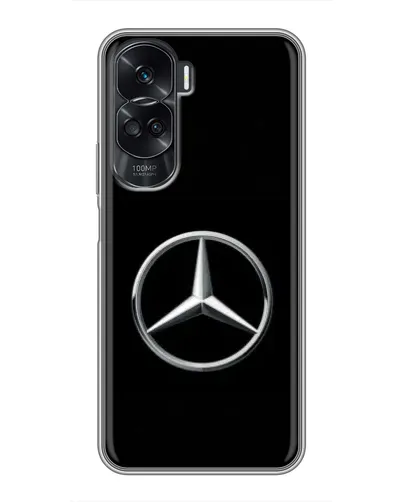 Чехол для Huawei Honor 90 Lite с картинкой «Mercedes классический лого»