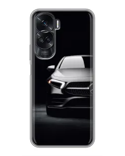 Чехол для Huawei Honor 90 Lite с картинкой «Свет фар Mercedes»
