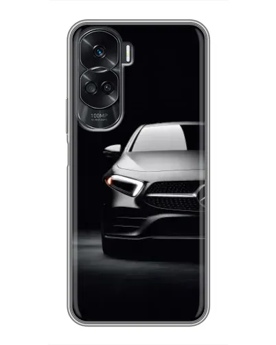 Чехол для Huawei Honor 90 Lite с картинкой «Свет фар Mercedes»