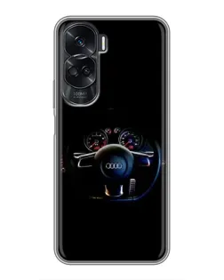 Чохол для Huawei Honor 90 Lite з картинкою «Салон Audi — кермо»