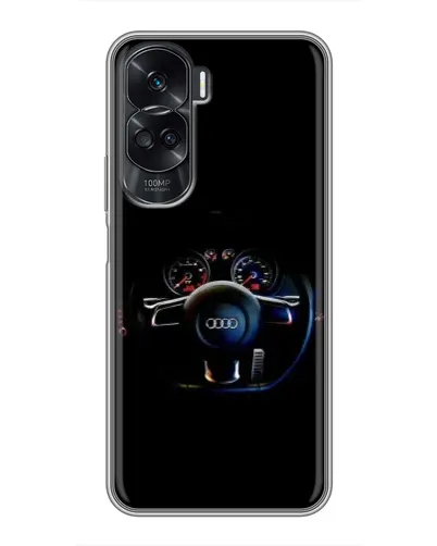 Чехол для Huawei Honor 90 Lite с картинкой «Салон Audi — руль» Чехол для Huawei Honor 90 Lite с картинкой «Салон Audi — руль»