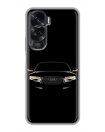 Чехол для Huawei Honor 90 Lite с картинкой «Audi — ночной контур» Чехол для Huawei Honor 90 Lite с картинкой «Audi — ночной контур»