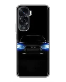 Чехол для Huawei Honor 90 Lite с картинкой «Audi в неоне»
