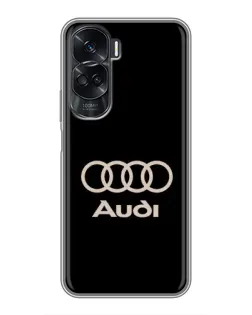 Чехол для Huawei Honor 90 Lite с картинкой «Audi — золотой логотип»