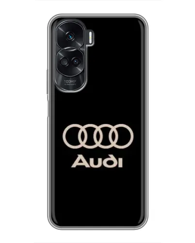 Чехол для Huawei Honor 90 Lite с картинкой «Audi — золотой логотип» Чехол для Huawei Honor 90 Lite с картинкой «Audi — золотой логотип»