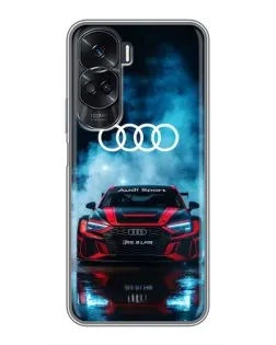 Чехол для Huawei Honor 90 Lite с картинкой «Audi Sport — неон»