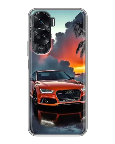 Чехол для Huawei Honor 90 Lite с картинкой «Audi — закат» Чехол для Huawei Honor 90 Lite с картинкой «Audi — закат»