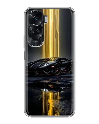 Чехол для Huawei Honor 90 Lite с картинкой «Ночной Lamborghini драйв» Чехол для Huawei Honor 90 Lite с картинкой «Ночной Lamborghini драйв»