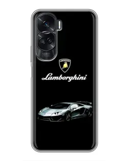 Чехол для Huawei Honor 90 Lite с картинкой «Логотип Lamborghini классика»