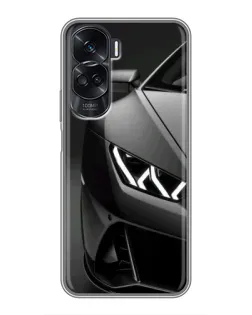 Чехол для Huawei Honor 90 Lite с картинкой «Lamborghini фары детализация»