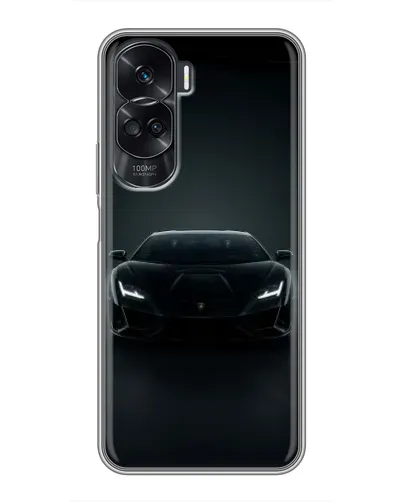 Чехол для Huawei Honor 90 Lite с картинкой «Черный Lamborghini Aventador» Чехол для Huawei Honor 90 Lite с картинкой «Черный Lamborghini Aventador»