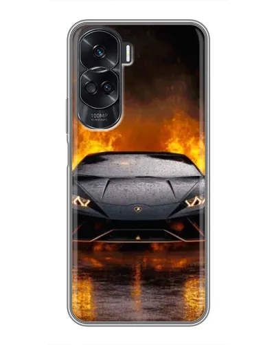 Чехол для Huawei Honor 90 Lite с картинкой «Lamborghini в огне» Чехол для Huawei Honor 90 Lite с картинкой «Lamborghini в огне»